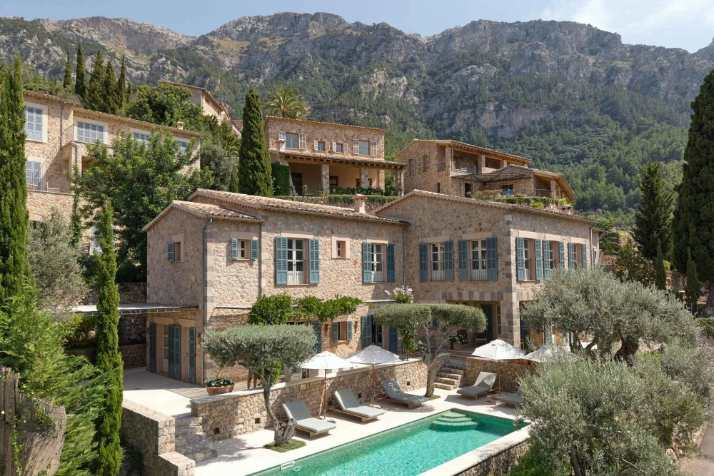Image of Mallorca property showcasing an outdoor area with a view of the pool.